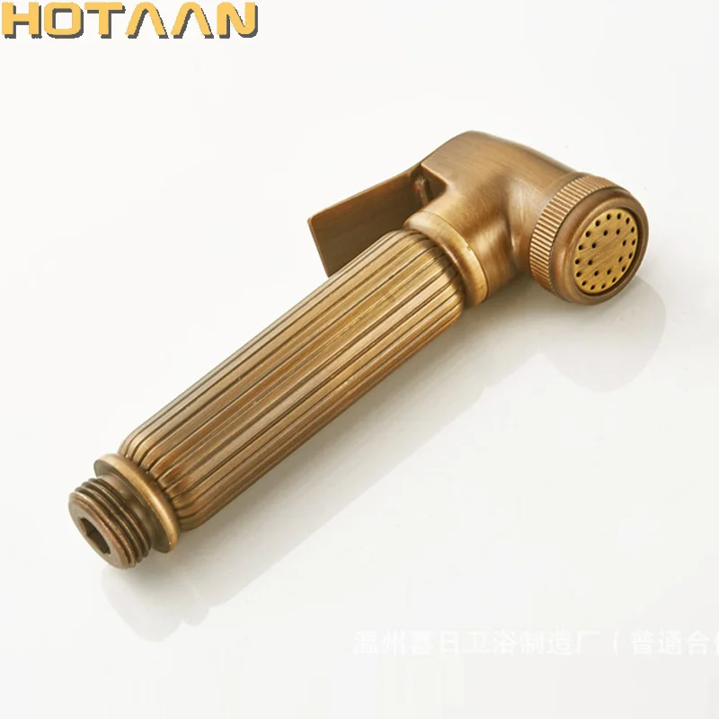 Antique Brass Bidet Faucet bathroom bidet toilet faucet mixer hygienic shower clean muslim shower portable bidet gun sprayer