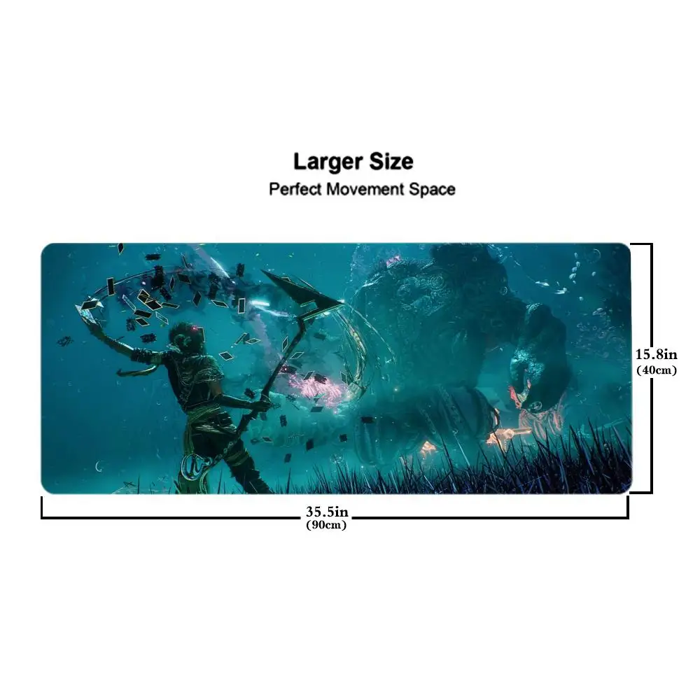 clair obscur إكسبيديشن ماوس الوسادة ملحقات الألعاب لوحة المفاتيح XXL حافة قفل كبيرة 900X400 ملم الجدول حصيرة لوحة ماوس الألعاب #3