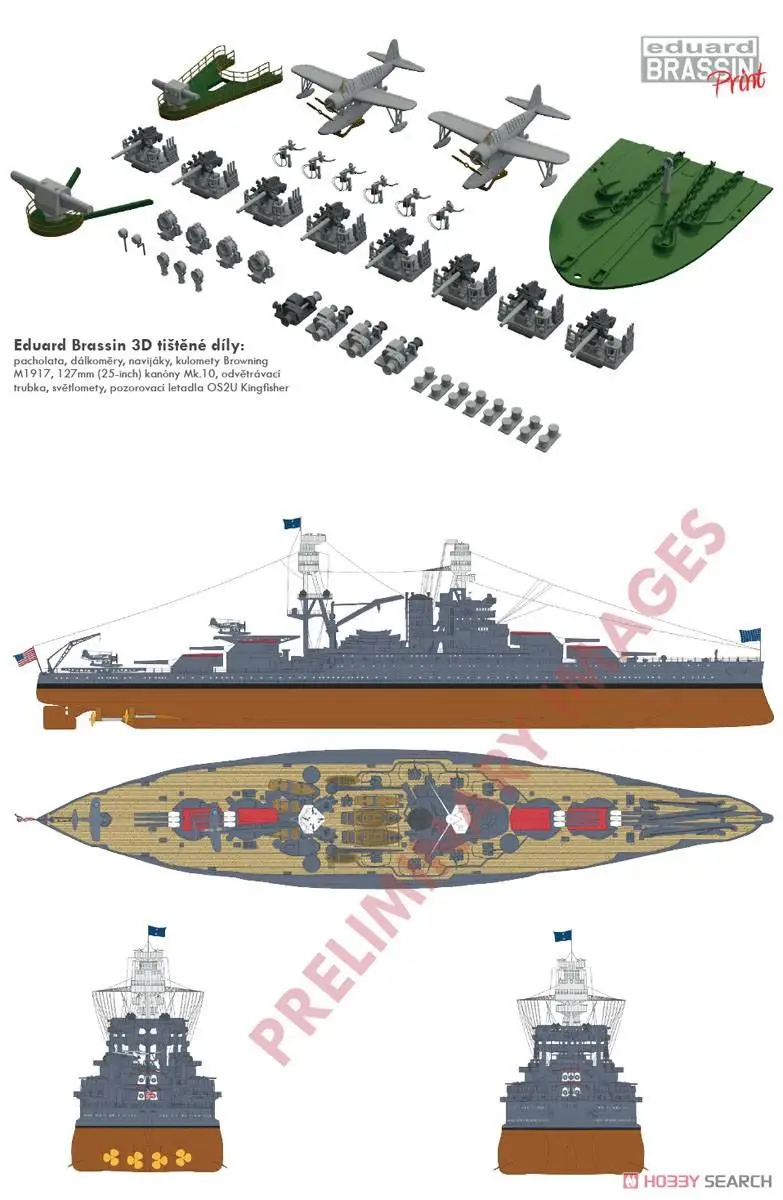 Eduard EDULN01 1/350 USS Arizona Limited Edition Model Kit