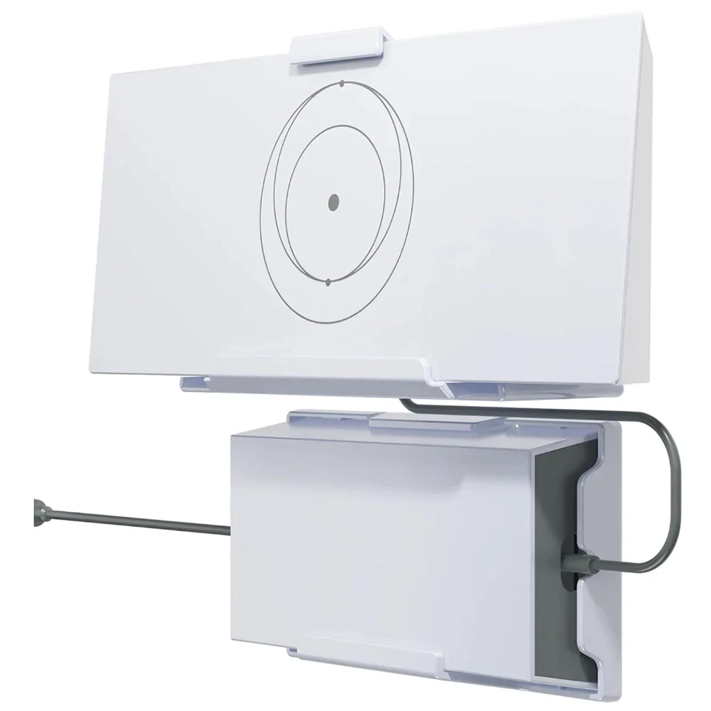 Router & Power Supply Wall Mount Kit for Starlink Gen 3 ABS Stability Mounting for Starlink V3 Desktop Storage Management