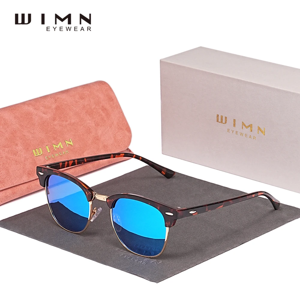 

WIMN Polarized Sunglasses Men Women Design Eye Sun Glasses Women Semi Rimless Classic Men Sunglasses Oculos De Sol UV400 3016