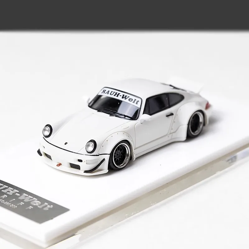 Diecast 1/64 Scale Porsche 993 RWB (Rauh-Welt Begriff) Resin Display Model Alloy Car Model Toys for Boys Gift