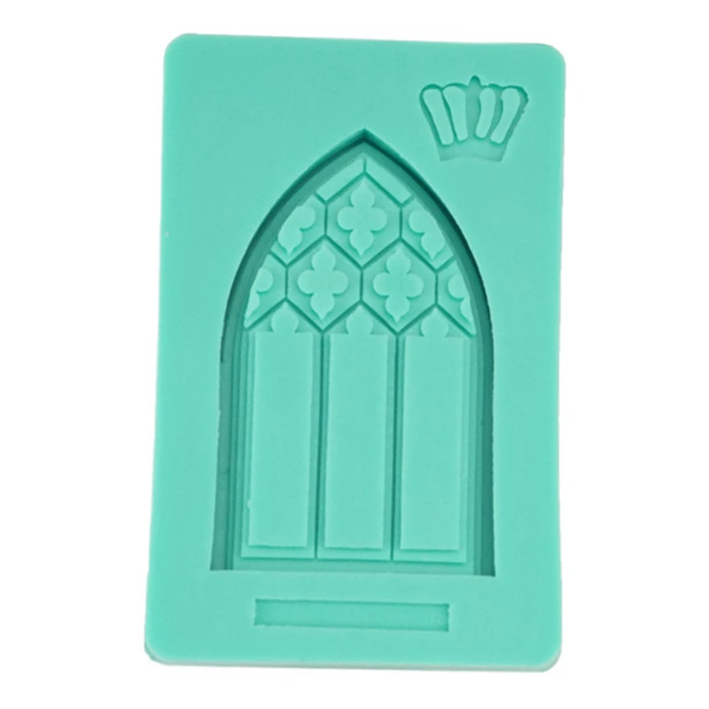 1pc Door Lace Silicone Resin Molds Cake Decorating Tools Fondant Cake Mold Pastry Kitchen Baking Accessories M505