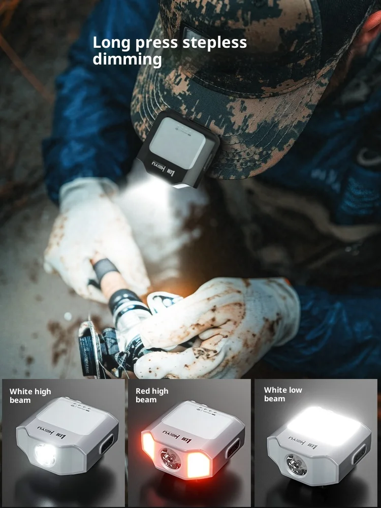 LEM AT7Pro قوية LED/COB كشافات في الهواء الطلق تسلق رئيس مصباح يدوي 1500mAh 800LM قابلة للشحن الصيد فانوس رئيس الشعلة #3