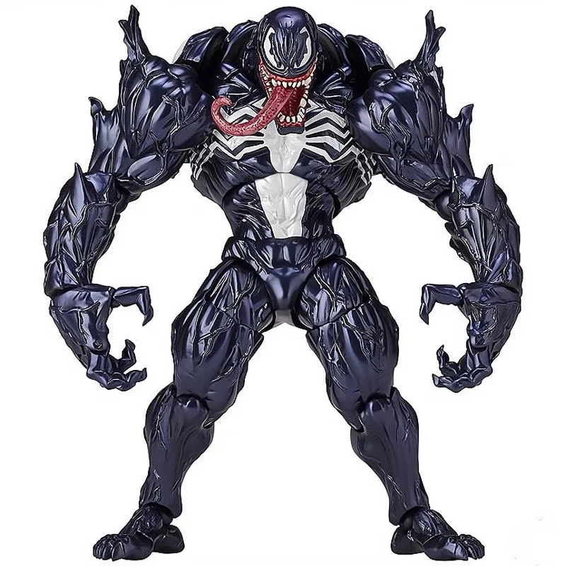 Marvel Venom Carnage Anime Action Figure, artesanal modelo de coleção, ornamento de Halloween, presente infantil, 7"