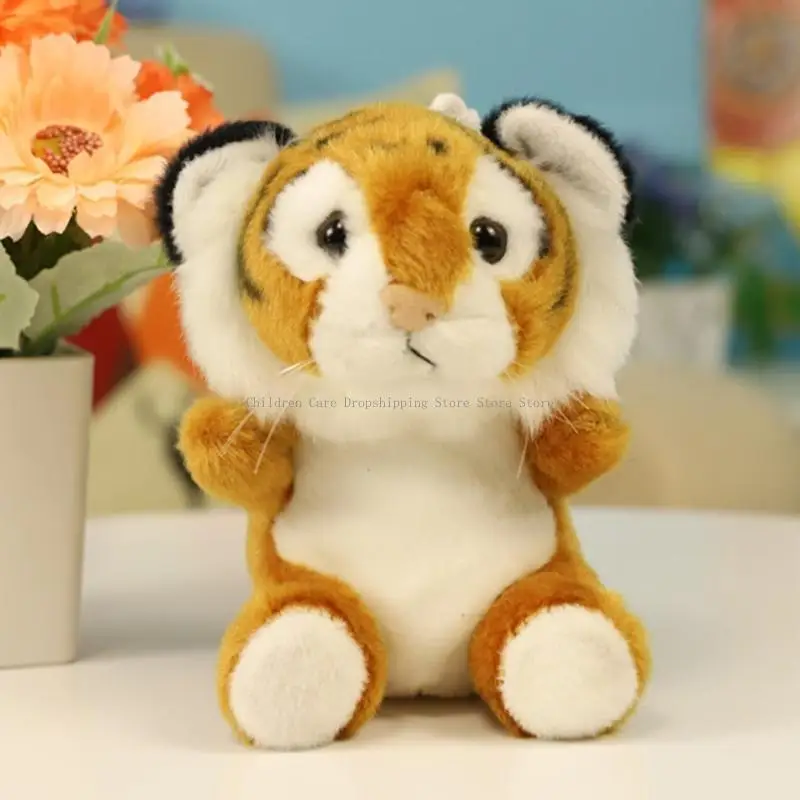 LLavero felpa 15cm/6 pulgadas, tigre para muñeca, colgante, regalo fiesta para niña, accesorio para mochila