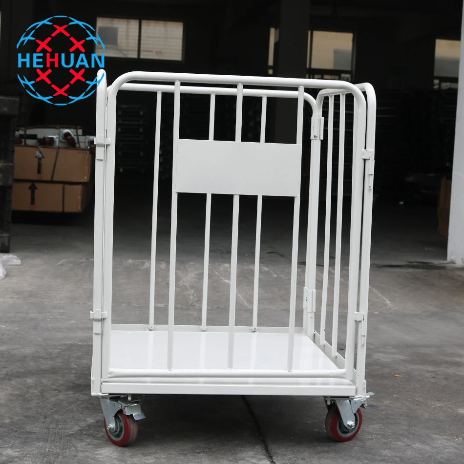 Wholesale Folding Roll Cage Trolley Logistics Transport Cargo Roll Cart