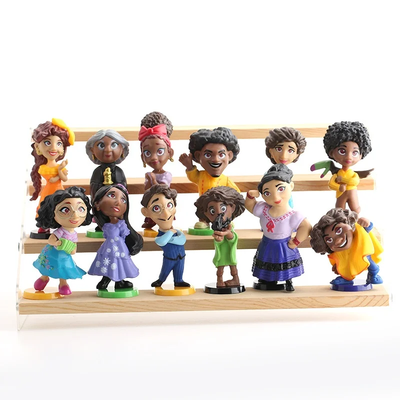 

12Pcs/Set Disney Encanto Action Figure Toys Cartoon Movie Family Model Doll Children's Birthday Xmas Gift