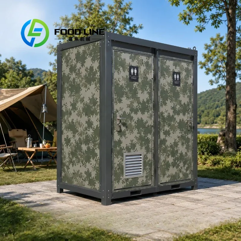 Prefabricated Outdoor Restroom Low‑Maintenance Modular Sanitation Unit Convenient Daily For Park Administrator Site Operator