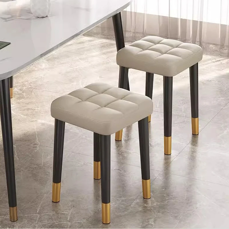 

Folding Stool Table And Chair For Restaurant Multifunctional Dining Room Fabric Lazy Small Muebles Banquet Furniture Home Yht