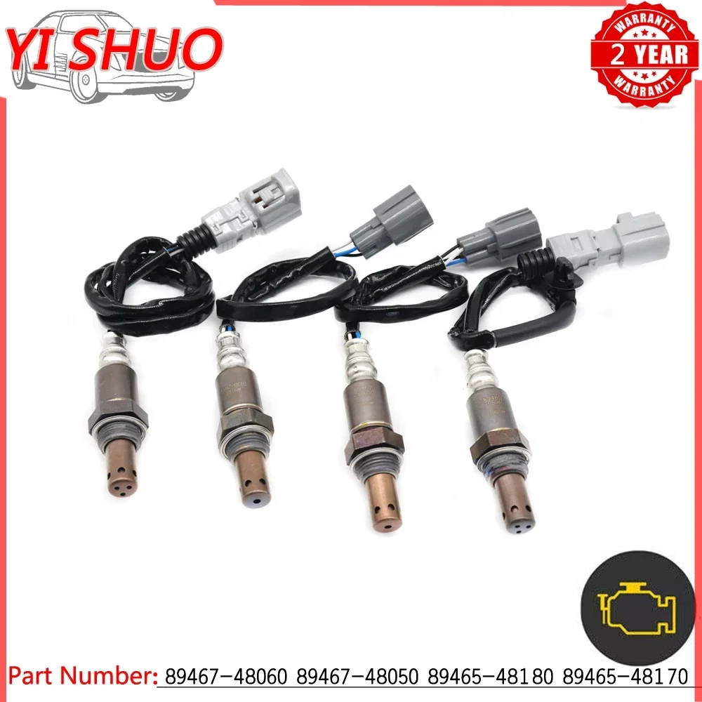 

Front Rear Air Fuel Ratio Lambda O2 Oxygen Sensor 89467-48060 89467-48050 89465-48180 89465-48170 for Toyota Highlander 3.3