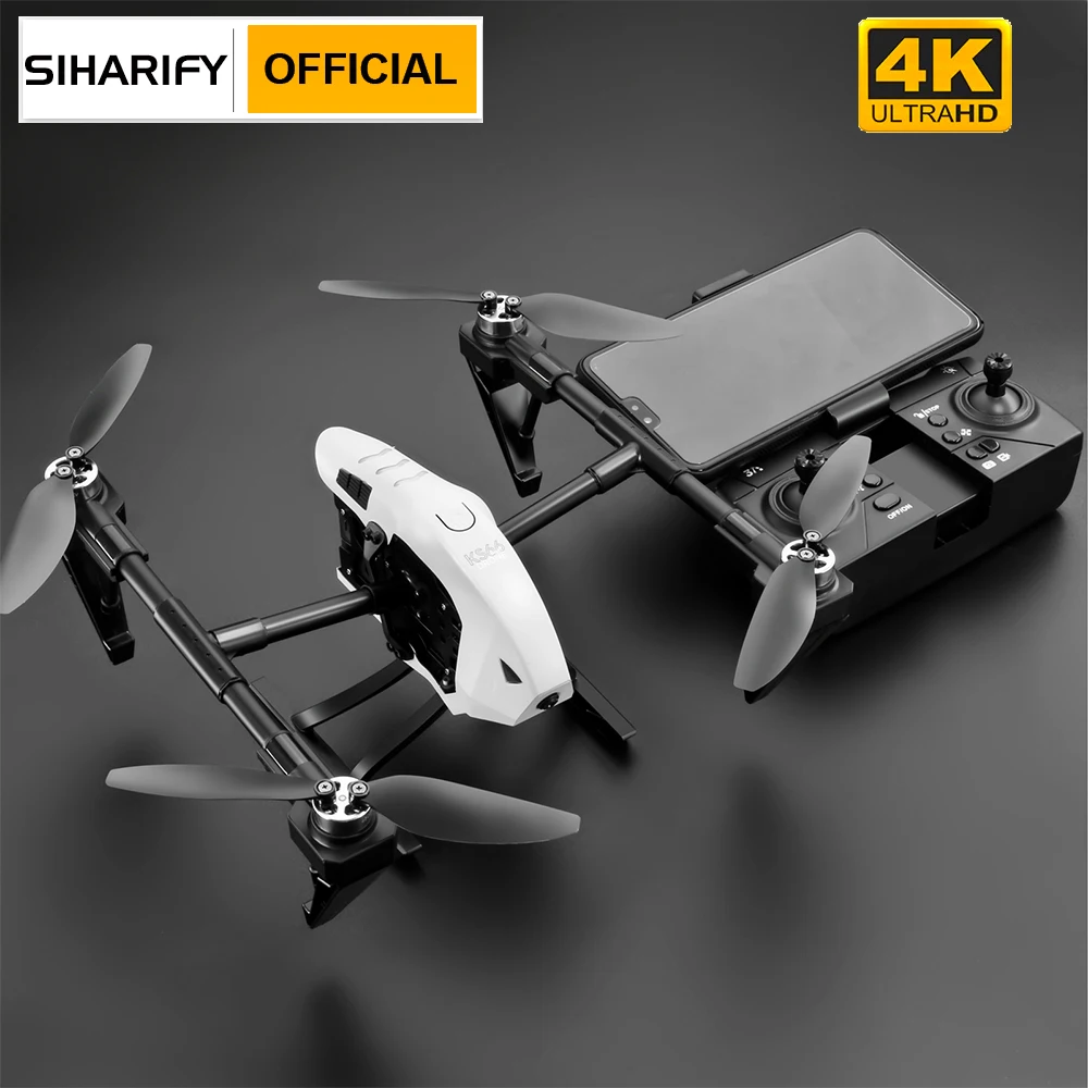 

SIHARIFY RC Drone Professional 4K HD Camera Optical Light flow positioning 5G Brushless Folding Quadcopter RC Dorn Toys