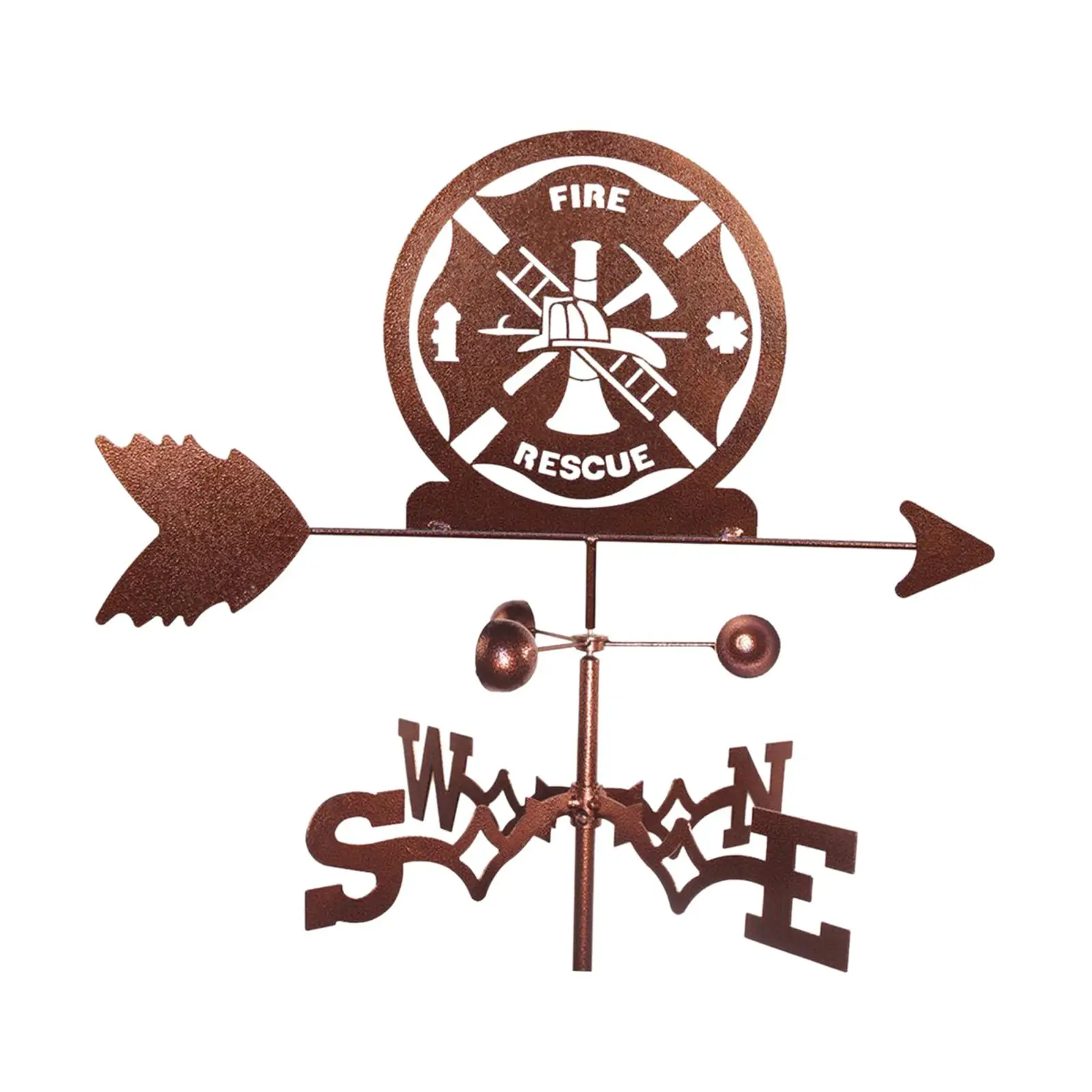 Retro Vane Roof Mount Wind Direction Indicator Measuring Tools Garden Yard Cupolas Silhouettes Decor Accessory