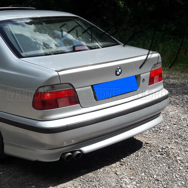 ABS Plastic Rear Trunk Boot Lip Spoiler For BMW 5 Series E39 M5 1997 1998 1999 2000 2001 2002 2003