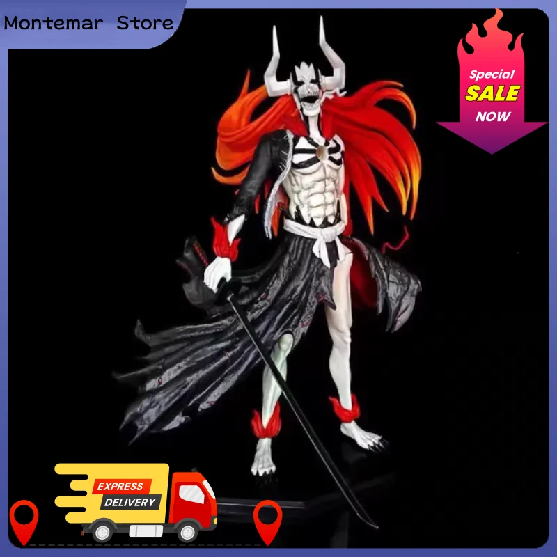 

Новые фигурки отбеливателя Куросаки Ичиго, фигурка из ПВХ, большая модель, коллекция украшений для рабочего стола, подарки на день рождения для детей