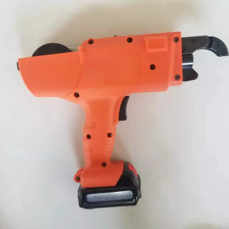 

Automatic steel bar strapping machine rechargeable wire lithium battery