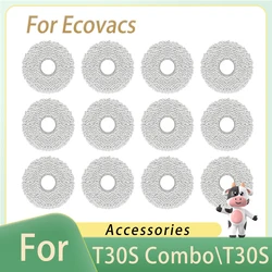 Mop pad per Ecovacs T30S Combo \ T30S \ T30 Pro omni \ T20 \ T10 \ X1 omni parte consumabile Mop panno Robot aspirapolvere accessori