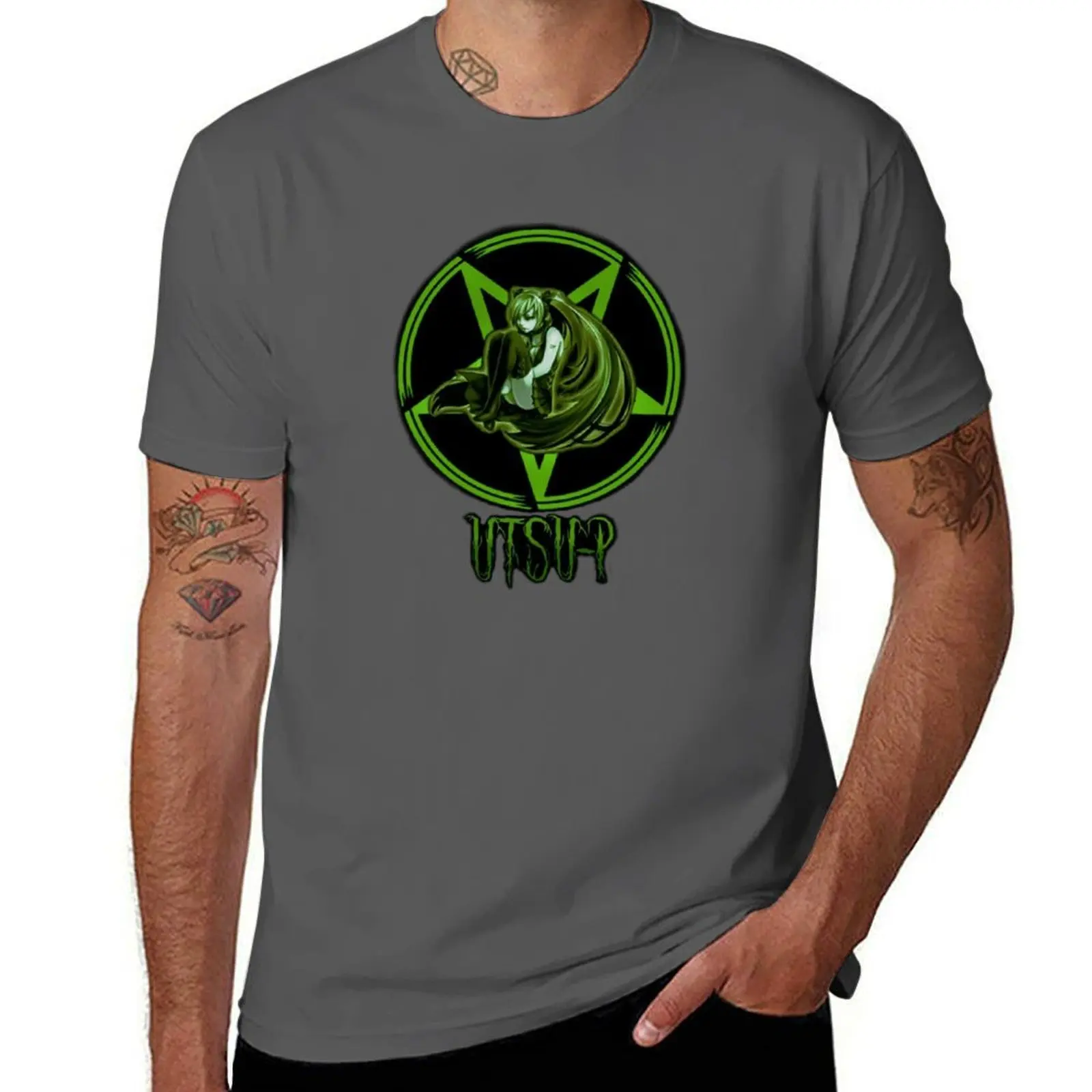 

ART-OKSANAG p 2 fan Classic Stickerr Utsu T-Shirt Relaxed Casual Short Sleeve Tee