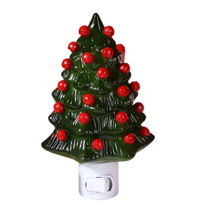 

Christmas Tree Plug In Light Small Room Decor Light Christmas Night Lights Decorative Table Lamp For Home Bathroom Bedroom Decor