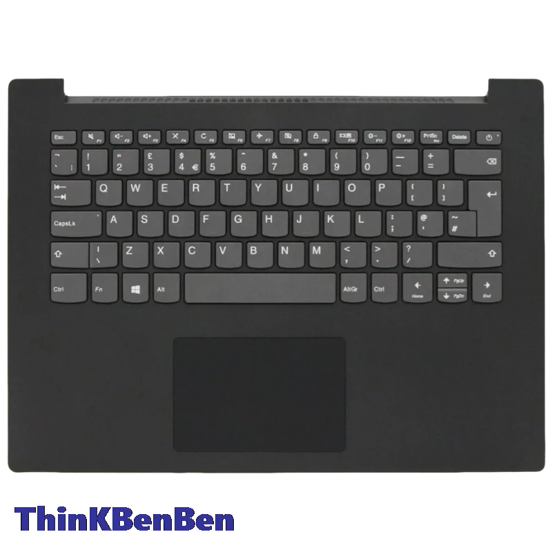 UK English Black Keyboard Upper Case Palmrest Shell Cover For Lenovo Ideapad 130 330C 14 14IKB 14AST 5CB0R34850