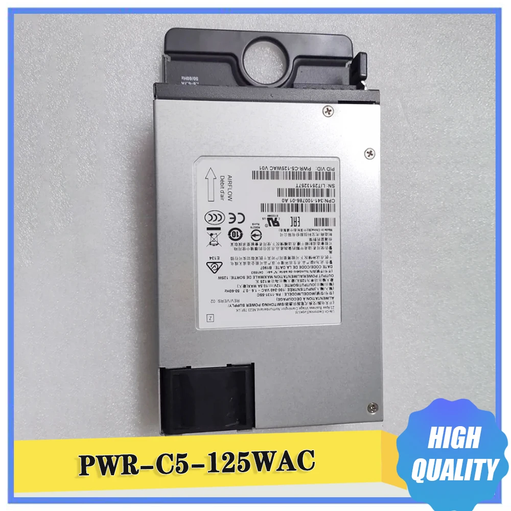 

For Cisco 9200 Power Supply 125W 341-100786-01 PWR-C5-125WAC