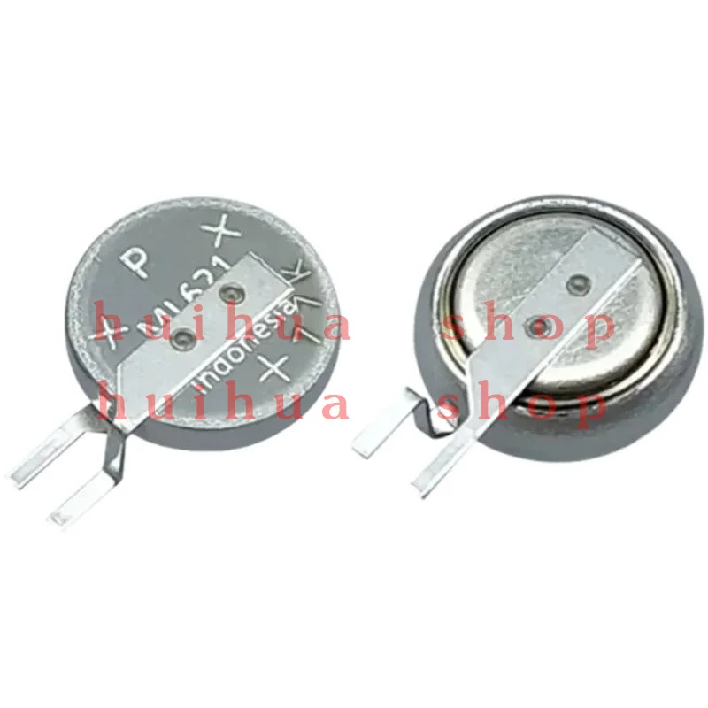 2PCS NUOVO Originale per Panasonic ML621 ML621S ML-621S ML621S/DN ML-621S/DN 621 3V Batteria Ricaricabile con Spilli