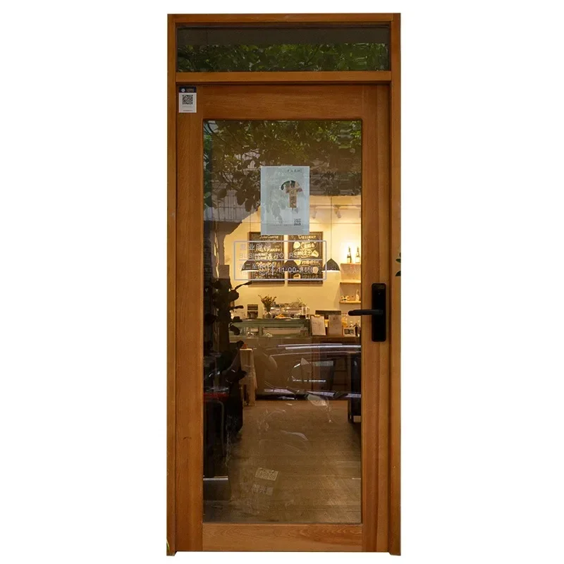Solid wood doors and windows, left and right sliding windows shop doors, balcony doors bedroom doors folding windows
