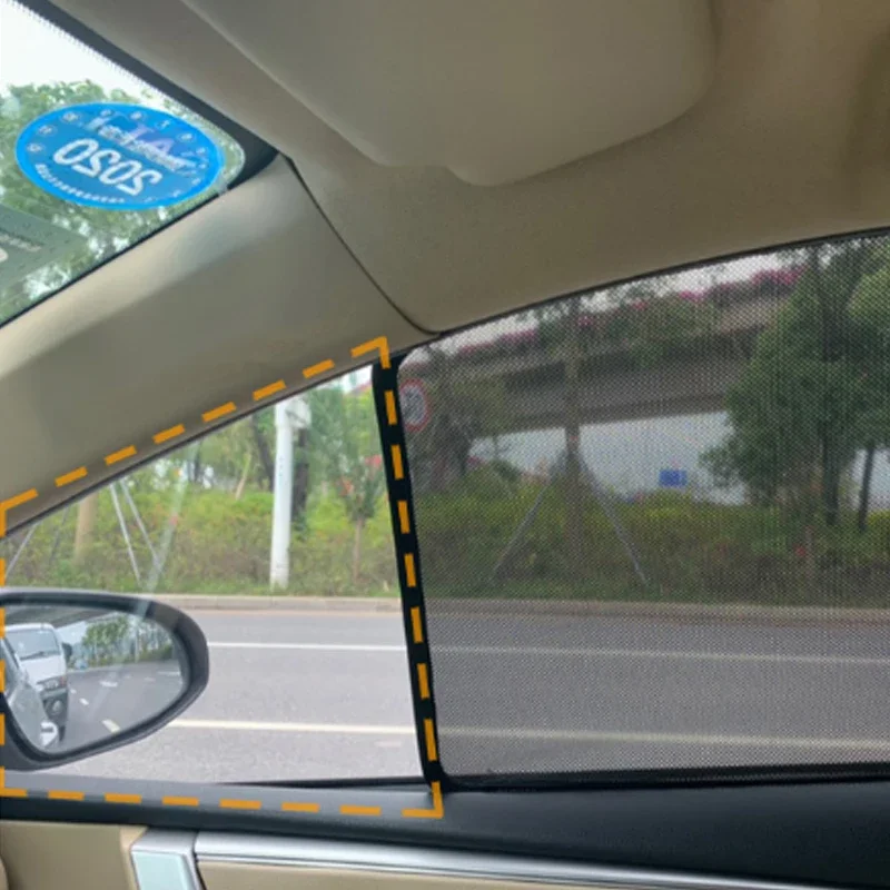 

Customized Sunshade For Tiguan MK2 2016-2023 5 Seats Magnetic Sunscreen Sunshield Car Side Window Mesh Curtains