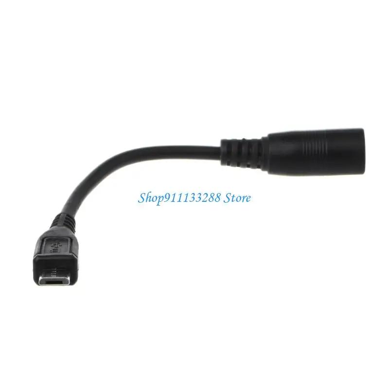 G88D 5.5x2.1mm for DC Power Plug Waterproof for Jacket Female To Micro USB Male Adapt