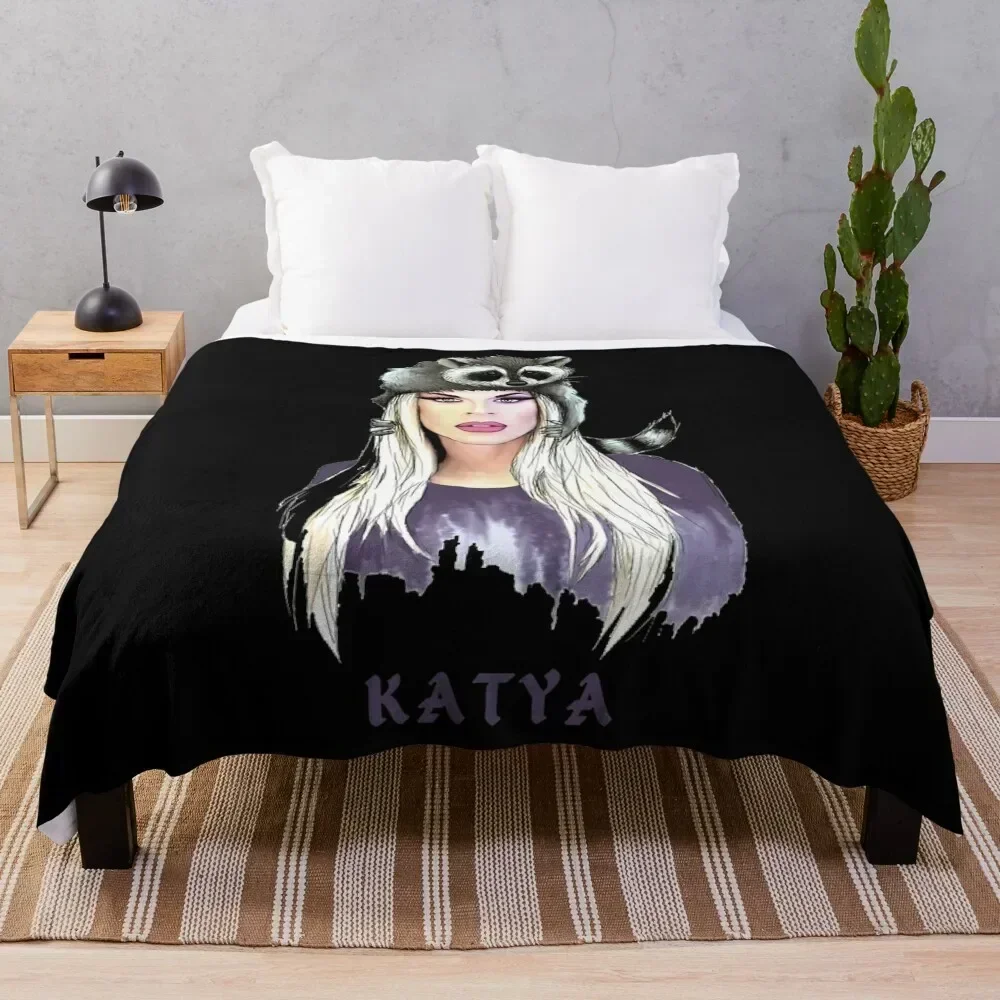 

Katya Zamolodchikova Party Throw Blanket Multi Purpose Soft Warm Blanket for Home Travel