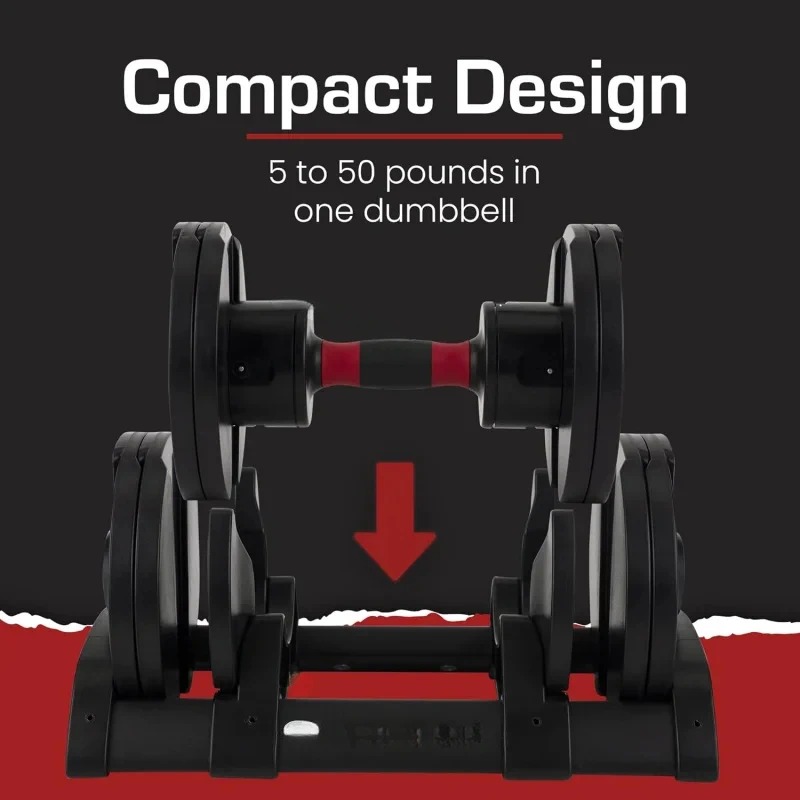 ACore Fitness® Adjustable Dumbbell Weight Set by Affordable - Space Saver - Dumbbells for Your Home