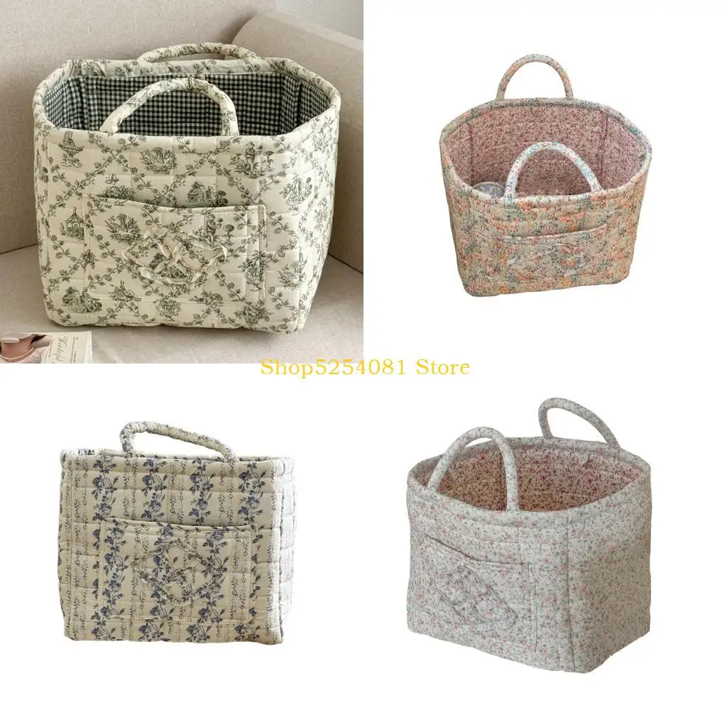 

AXYC Portable Foldable Storage Box For Picnics Snacks Organizing Cotton Lightweight