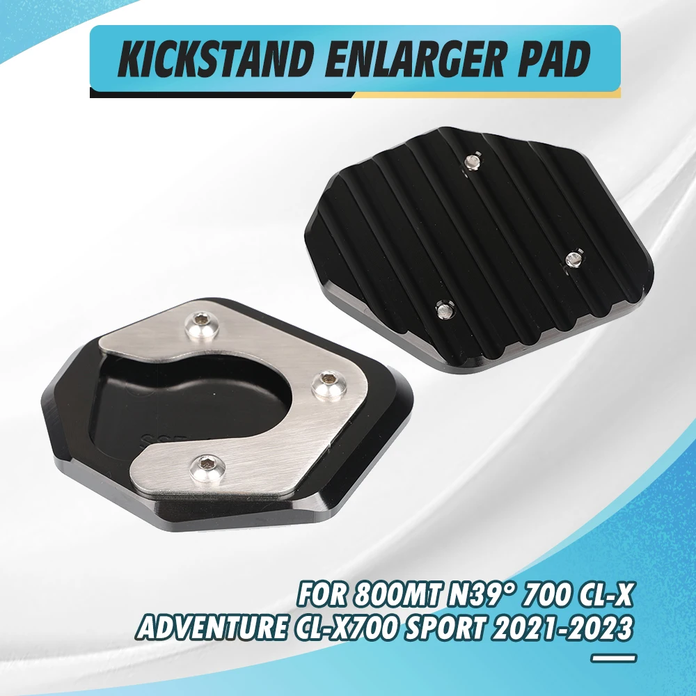 

FOR CFMOTO 800MT N39° 700 CL-X Adventure CL-X700 Sport 2021-2022-2023 Kickstand Side Stand Pad Enlarge Extension Support Plate