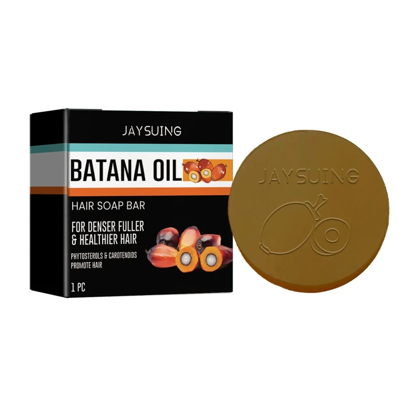 Batana Oil Hair Soap Bar Oil Control Shampoo Soap Deeply Clean Shampoo Bar Anti-Hair Loss Shampoo Bar for Hair Growth