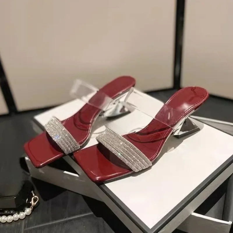 Square Toe High Hee… - image