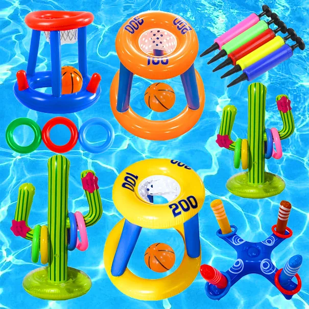 

Thickened PVC Inflatable Basketball Hoop Shooting Ferrule Interactive Party Gifts Creative Parent-child Water Game Home Decor