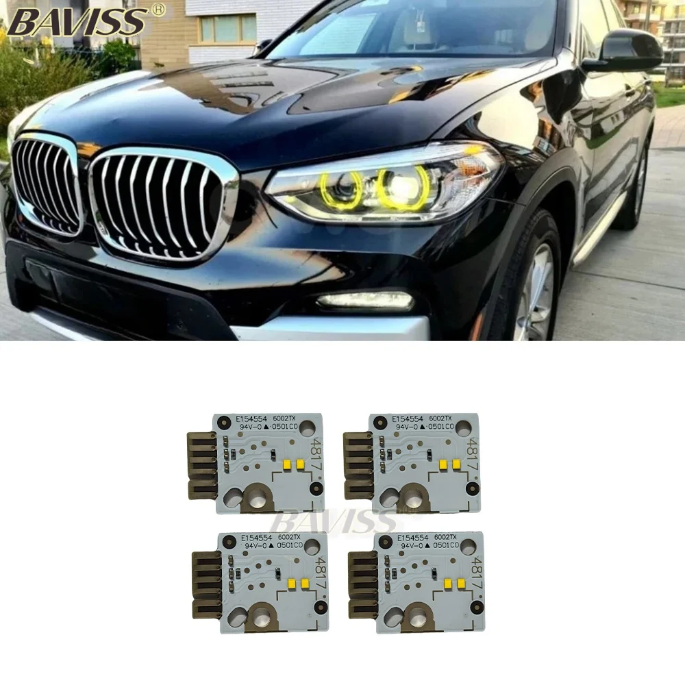 

Для BMW X3 G01 X4 G02 F97 F98 2019-2021 гг. Светодиодная фара Неадаптивные дневные ходовые огни CSL Красный Синий Желтый Дневной свет OE 7466102