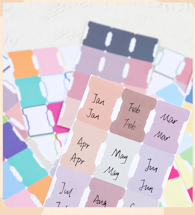 

Writable Multicolor Sticky Page Index Labels File Folder Book Annotation Note-Taking Supplies Sticky Divider Tabs Binder