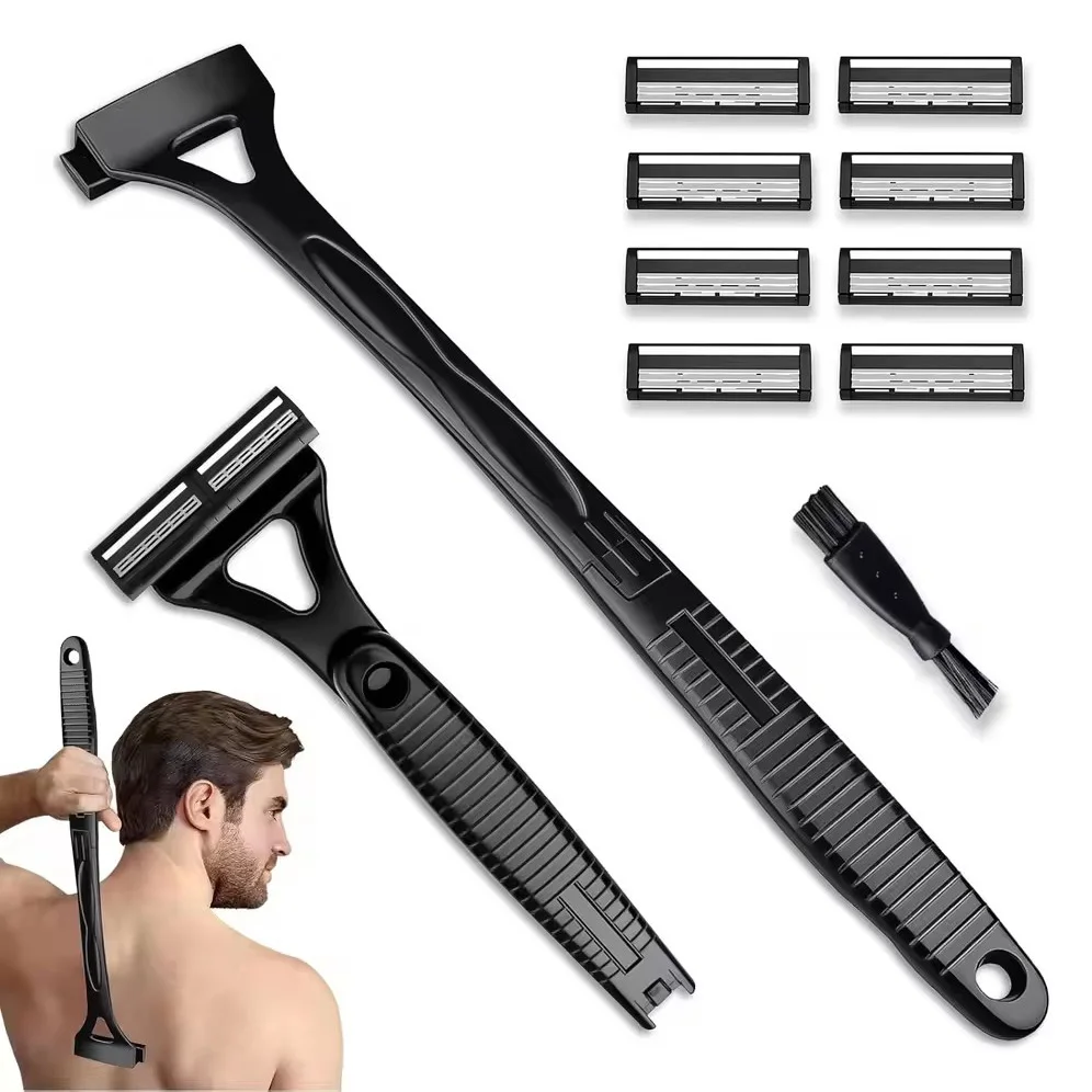 Razor Men Back Shaver Male Machine Hair Shaver Safety Long Handle Foldable Trimmer Body Leg Handle Removal Shaving Razor Tool