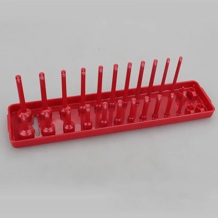 3PCS / Set Accessories Workshop Holder Storage Tool Socket Tray Organizer 1/4\'\' 3/8\'\' 1/2\'\' Metric Shelf Stand , werksta