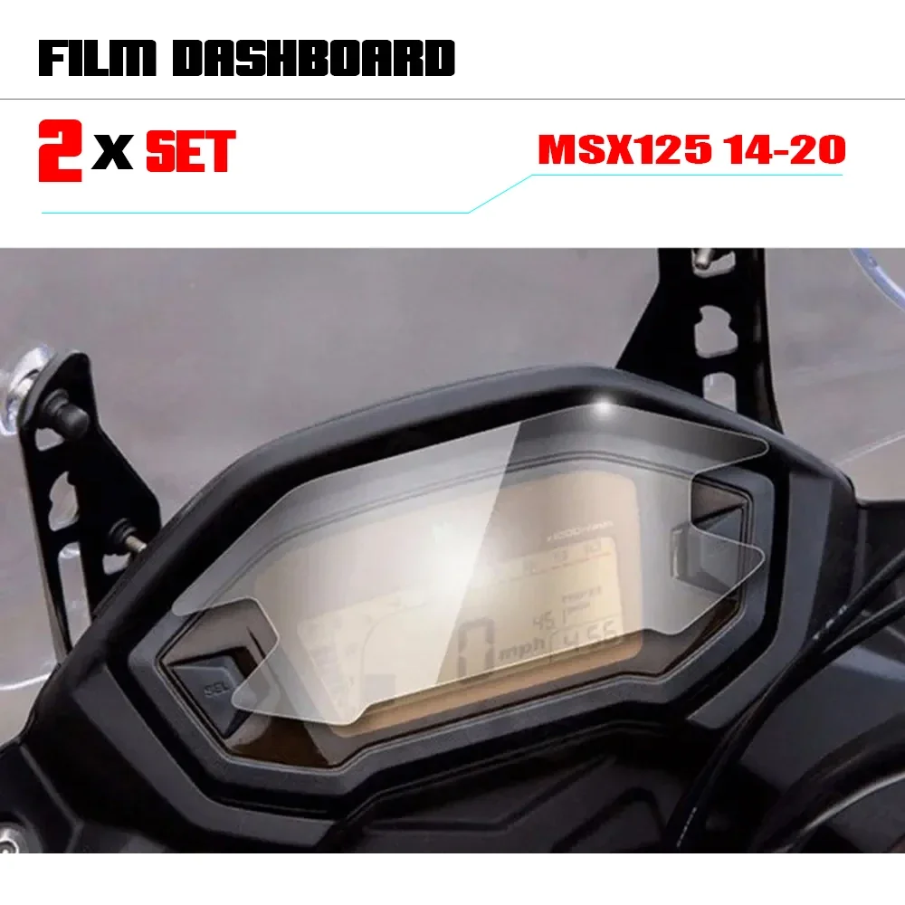 

For Honda Grom MSX 125 MSX125 2014-2020 Motorcycle Dashboard Screen Protector Cluster Scratch Screen Protection Film