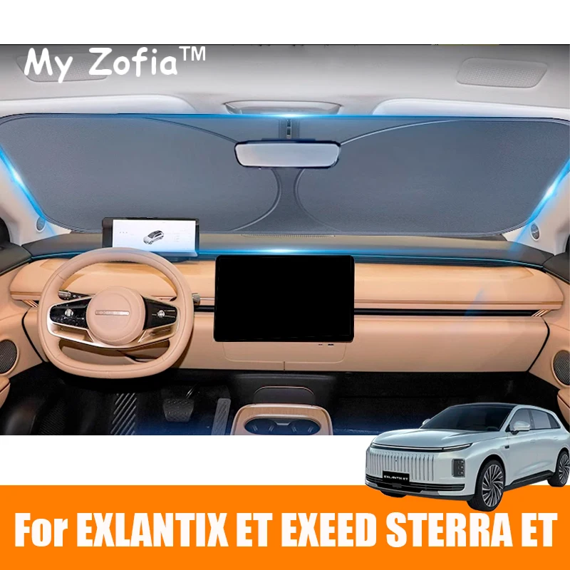 

For EXLANTIX ET EXEED STERRA ET 2024 2025 Car Windshield Sunshade Cover Anti UV Protection Auto Parts