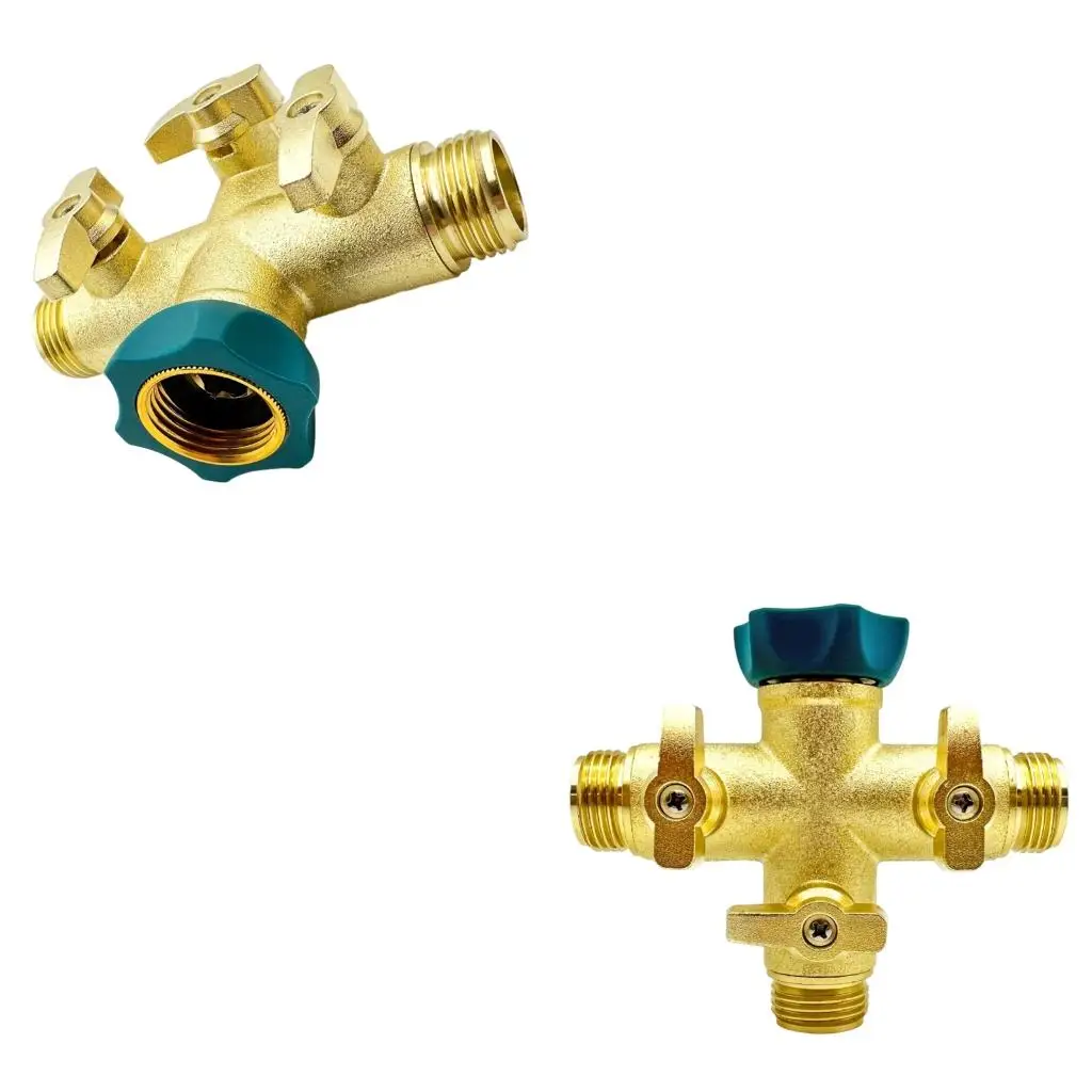 

Strong TERM Molded Bronze Divider With 0.5 Foot Outlets For Irrigation Systems