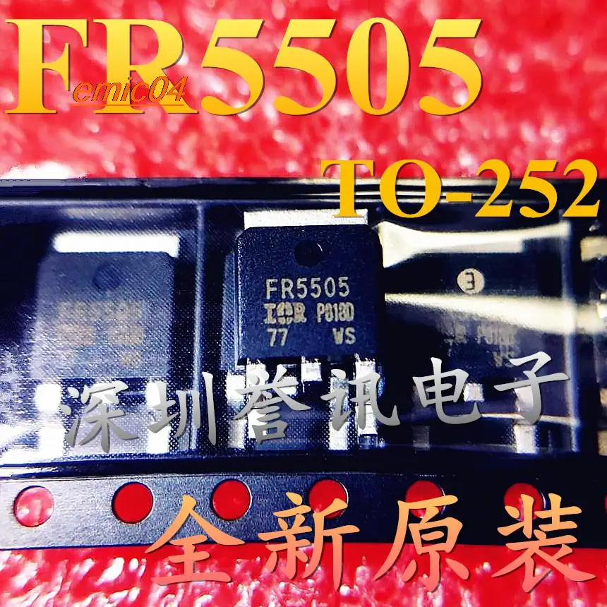 

10pieces Original Stock IRFR5505TRPBF FR5505 TO-252