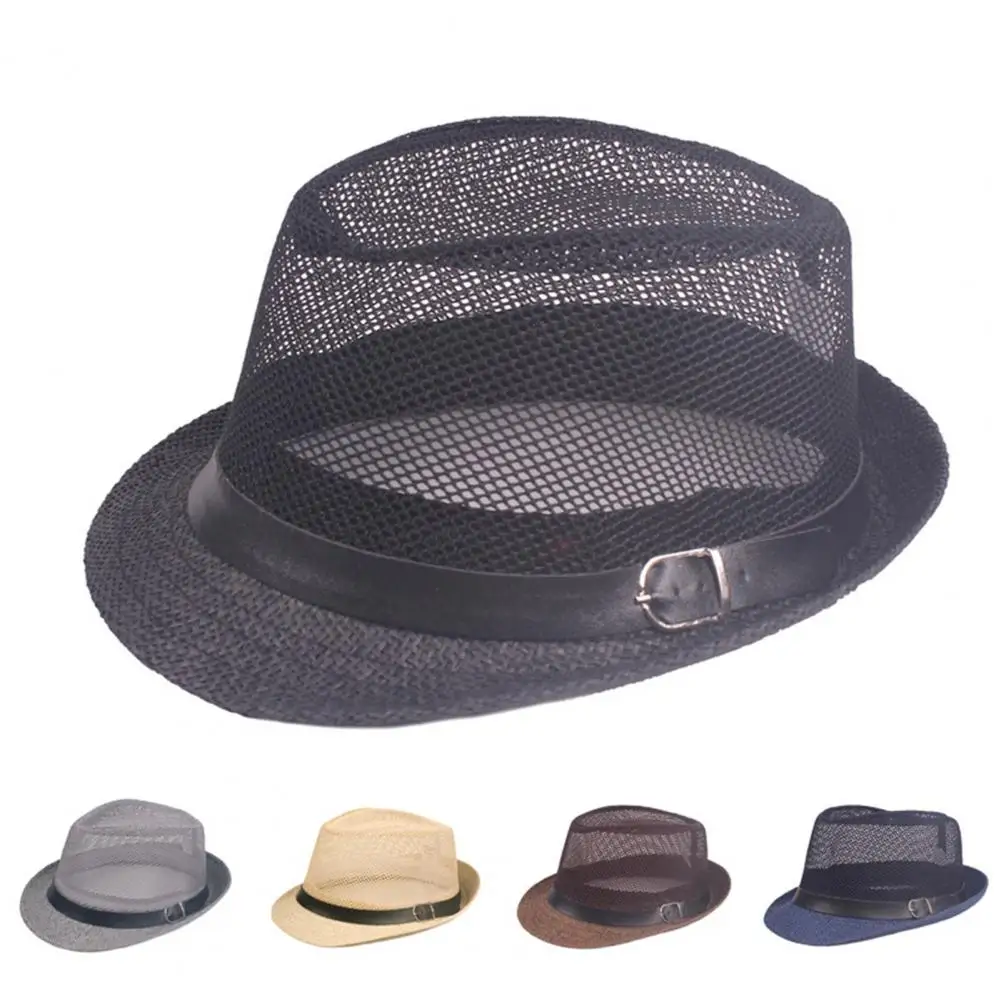 Straw Cap  Stylish Low-profile Lightweight Cap  Wear-resistant Fedora