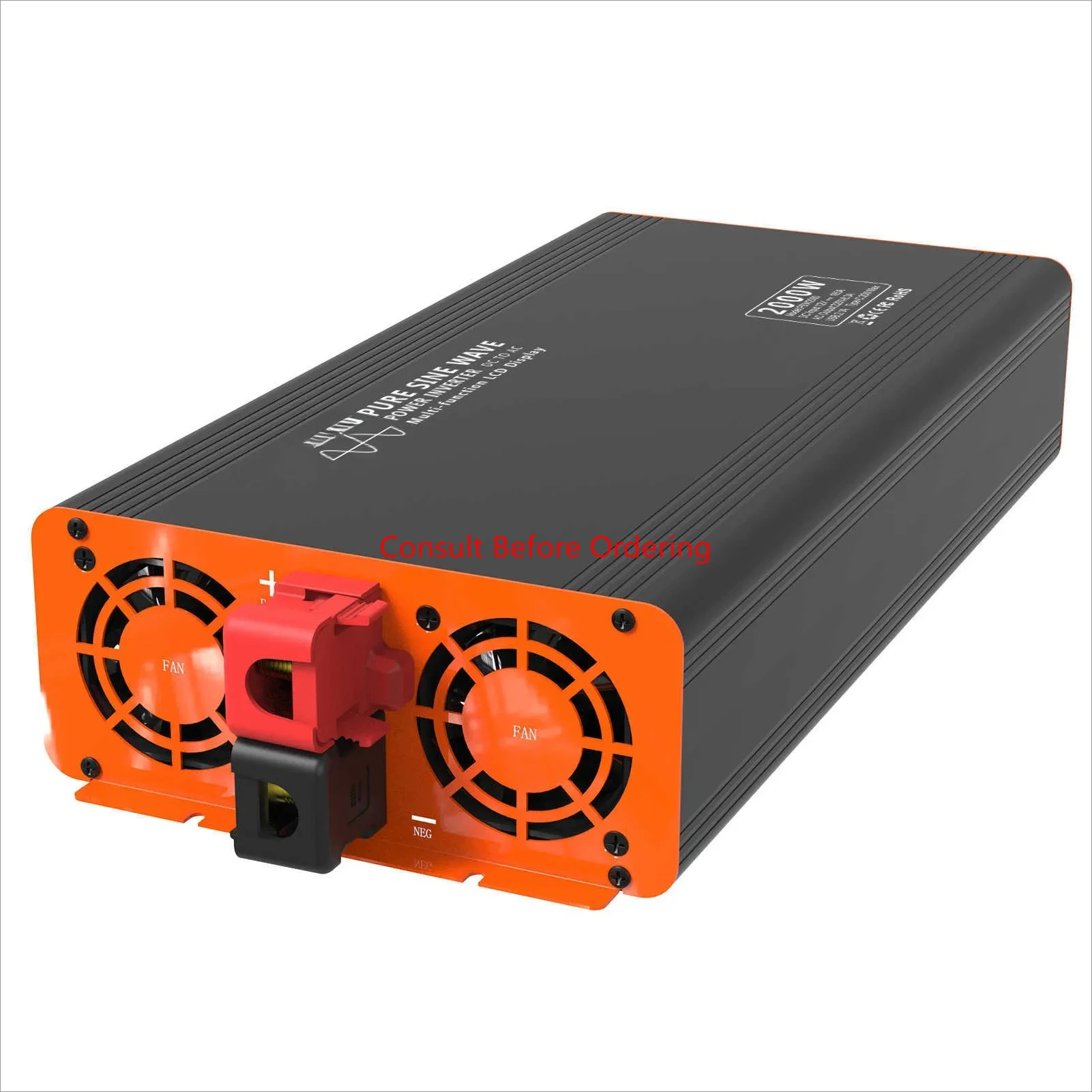 

Power Inverter AC To DC Converter Pure Sine Wave Inverter 2000W 4000W DC 12V 24V 48V To AC 110V 230V Support USB TYPE-C And LCD