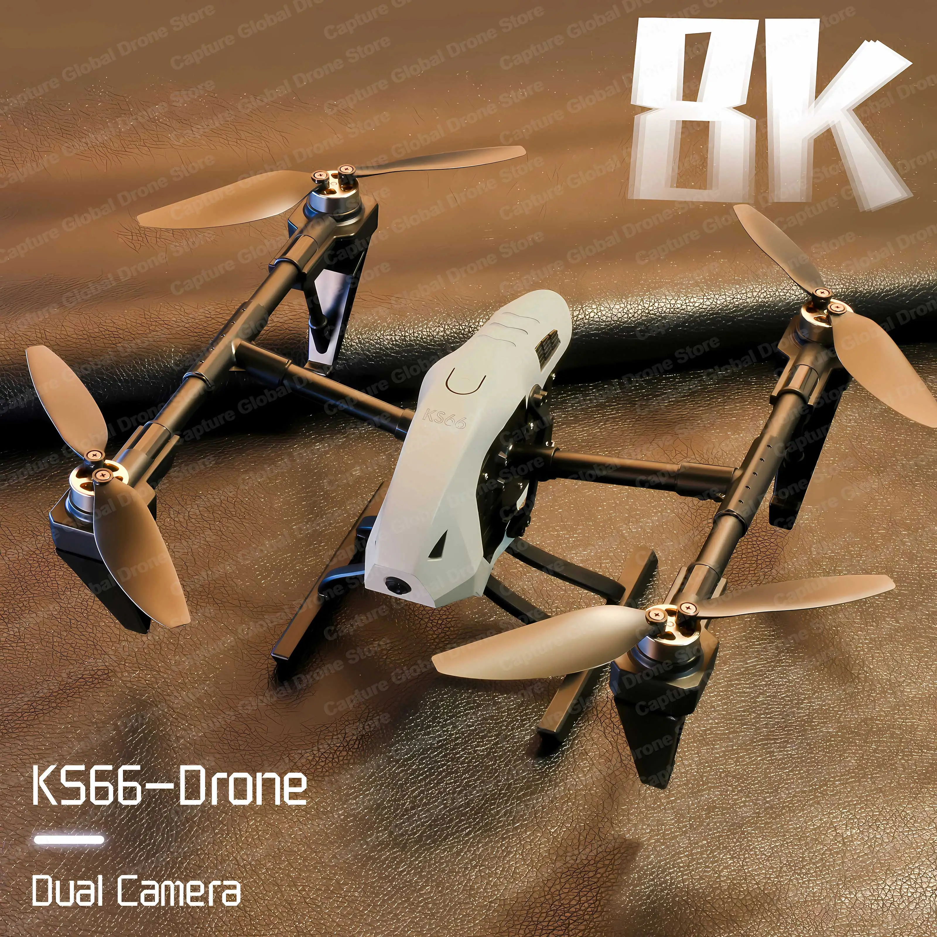 

product image New KS66 Mini Drone 4K Professinal 8K HD Dual Camera 5G WIFI Wide Angle Optical Flow Localization Brushless Motor