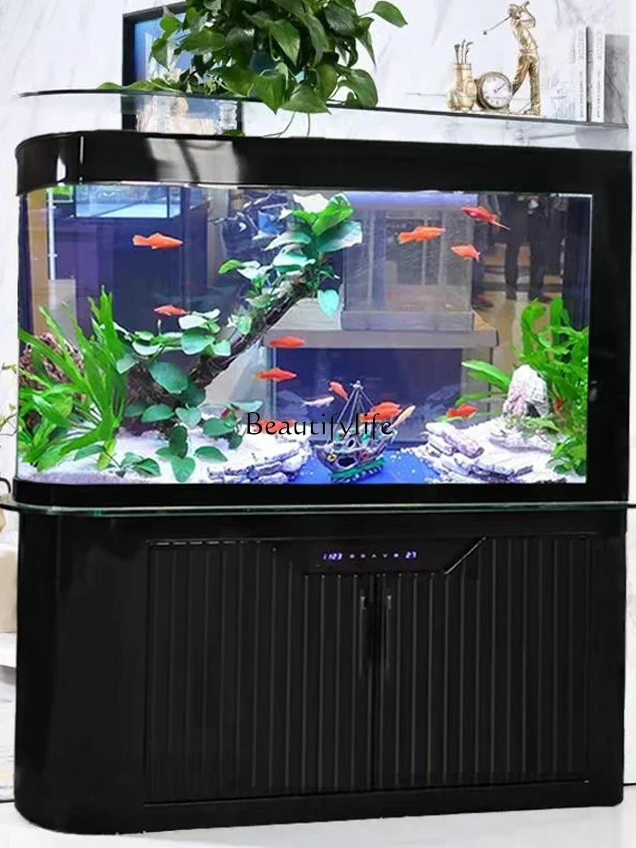 Wohnzimmer kreative moderne erschwing liche Luxus-Stil Aquarium Kugel Haushalt Teilbereiche Bildschirme Boden filter