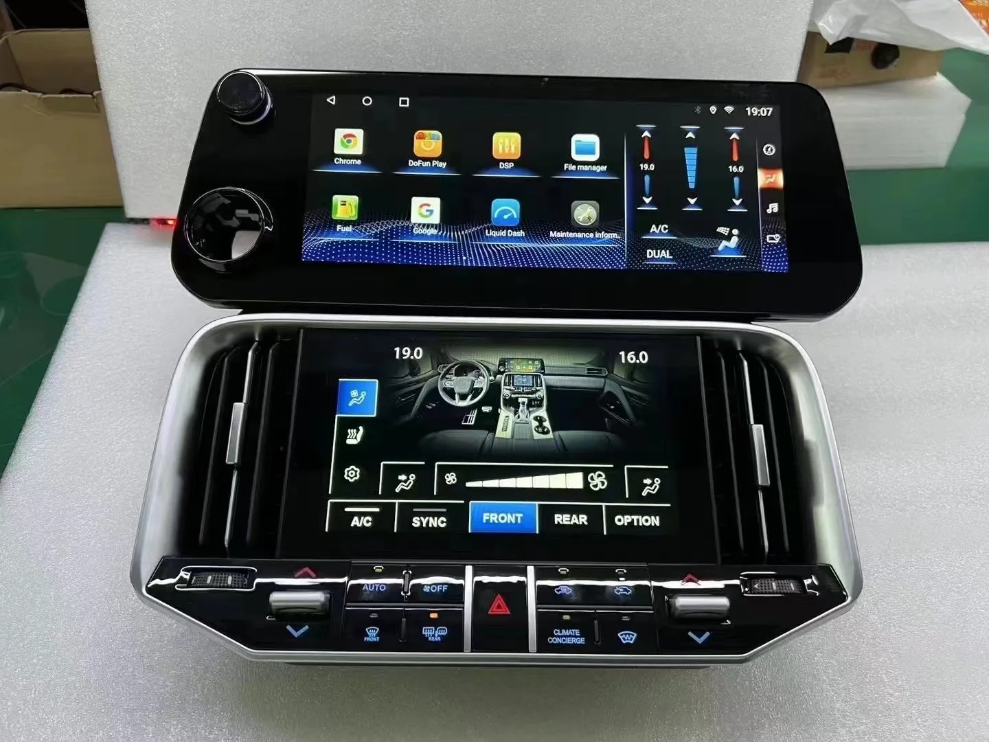 For 2022 LC300 to LX600 Car Navigation Touch Screen Auto Stereo Carplay Car Multimedia Player Head Unit