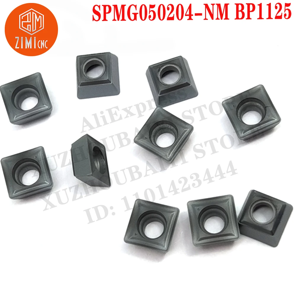 SPMG050204-NM BP1125 SPMG 050204 إدراجات كربيد تحول أدوات القاطع أدوات CNC شفرات أدوات القطع الميكانيكية مخرطة معدنية SPMG